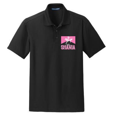 Shania Western Cowboy Dry Zone Grid Polo
