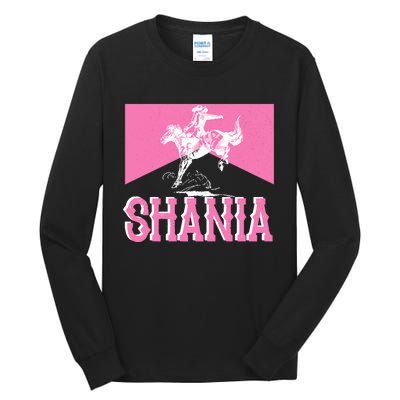 Shania Western Cowboy Tall Long Sleeve T-Shirt