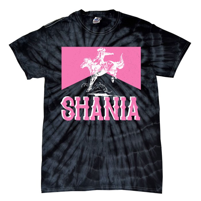 Shania Western Cowboy Tie-Dye T-Shirt