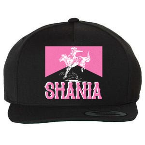 Shania Western Cowboy Wool Snapback Cap