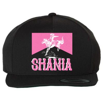 Shania Western Cowboy Wool Snapback Cap