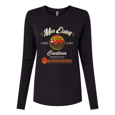 S.T.A.R W.A.R.S Classic M.O.S Eisley Cantina Live Music All Week Ad Womens Cotton Relaxed Long Sleeve T-Shirt