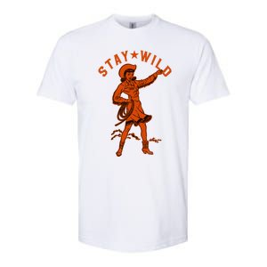 Stay Wild Cowgirl Cowgirl Western Country Girl Softstyle CVC T-Shirt