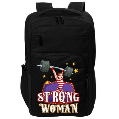 Strong Woman Costume Circus Staff Carnival Lovers Men Women Impact Tech Backpack
