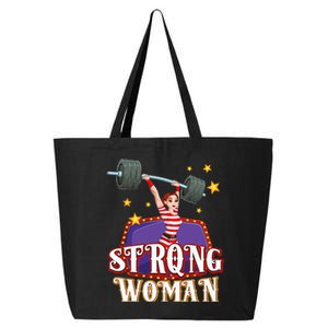 Strong Woman Costume Circus Staff Carnival Lovers Men Women 25L Jumbo Tote