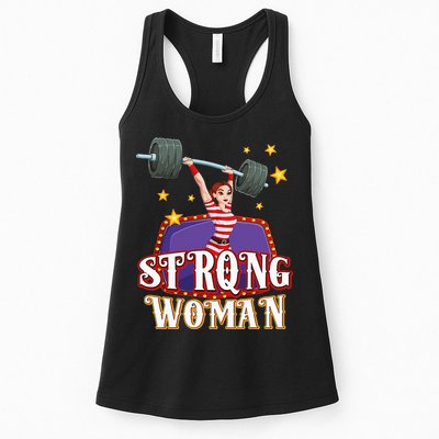 Strong Woman Costume Circus Staff Carnival Lovers Men Women Womens Tank Top