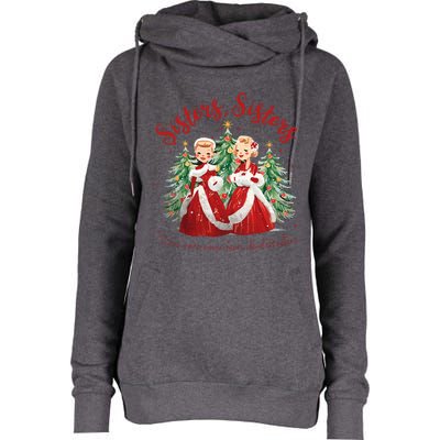 Sisters White Christmas Movie 1954 Xmas Snow Holiday Pajamas Womens Funnel Neck Pullover Hood