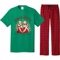 Sisters White Christmas Movie 1954 Xmas Snow Holiday Pajamas Pajama Set