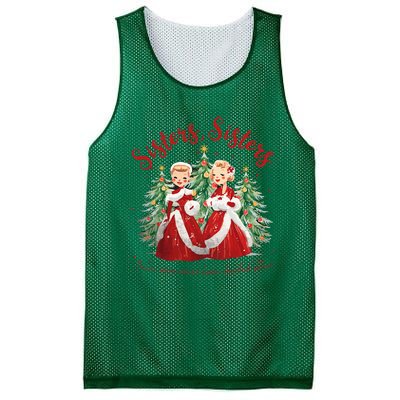 Sisters White Christmas Movie 1954 Xmas Snow Holiday Pajamas Mesh Reversible Basketball Jersey Tank