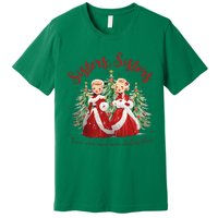 Sisters White Christmas Movie 1954 Xmas Snow Holiday Pajamas Premium T-Shirt