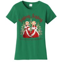 Sisters White Christmas Movie 1954 Xmas Snow Holiday Pajamas Women's T-Shirt