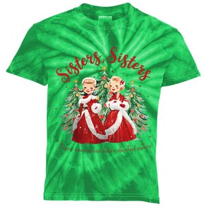 Sisters White Christmas Movie 1954 Xmas Snow Holiday Pajamas Kids Tie-Dye T-Shirt