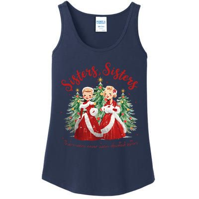 Sisters White Christmas Movie 1954 Xmas Snow Holiday Pajamas Ladies Essential Tank