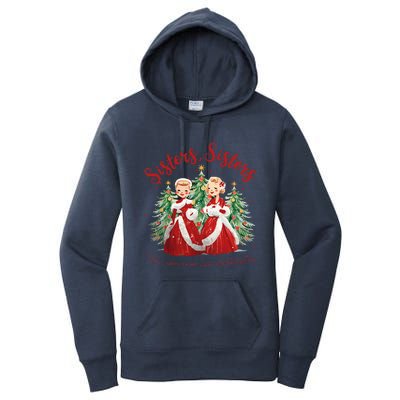 Sisters White Christmas Movie 1954 Xmas Snow Holiday Pajamas Women's Pullover Hoodie