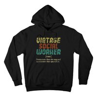 Social Worker Community Public Servant Caseworker Hoodie