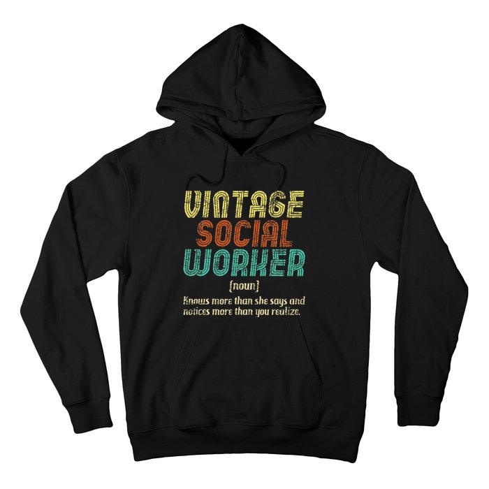 Social Worker Community Public Servant Caseworker Hoodie