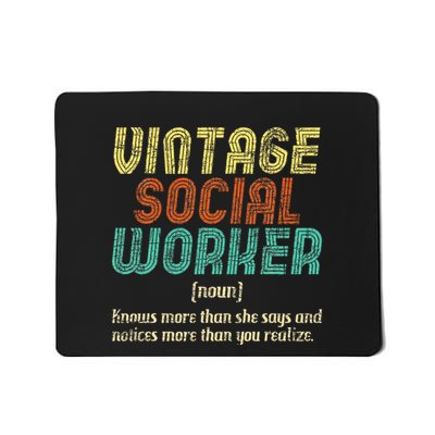 Social Worker Community Public Servant Caseworker Mousepad
