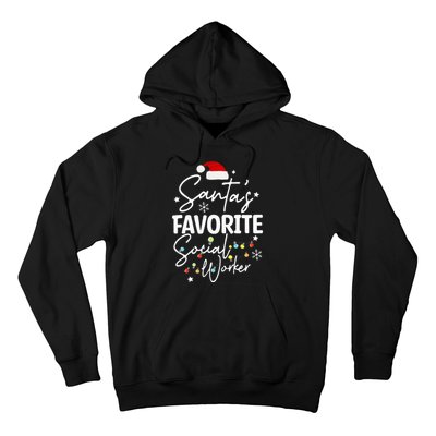 Social Worker Christmas Medical Social Worker Hoodie