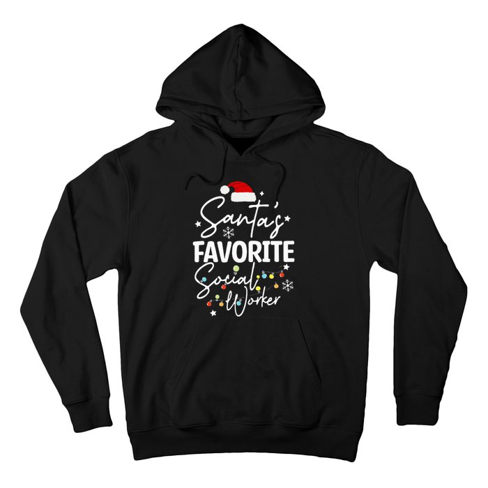 Social Worker Christmas Medical Social Worker Hoodie