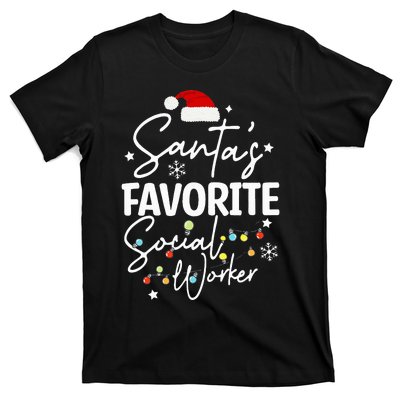 Social Worker Christmas Medical Social Worker T-Shirt