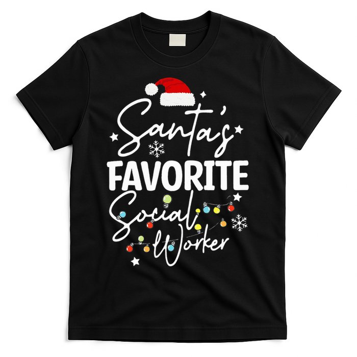 Social Worker Christmas Medical Social Worker T-Shirt