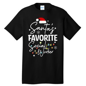 Social Worker Christmas Medical Social Worker Tall T-Shirt