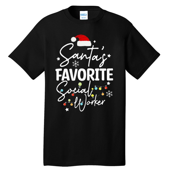 Social Worker Christmas Medical Social Worker Tall T-Shirt