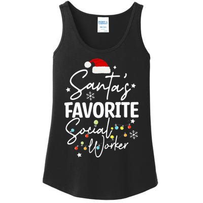 Social Worker Christmas Medical Social Worker Ladies Essential Tank