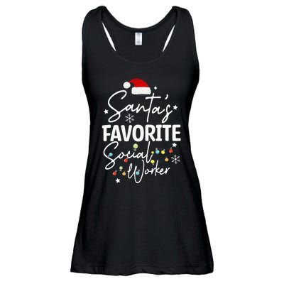 Social Worker Christmas Medical Social Worker Ladies Essential Flowy Tank