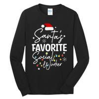 Social Worker Christmas Medical Social Worker Tall Long Sleeve T-Shirt