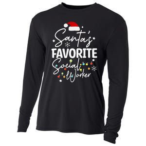 Social Worker Christmas Medical Social Worker Cooling Performance Long Sleeve Crew