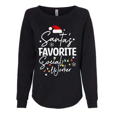 Social Worker Christmas Medical Social Worker Womens California Wash Sweatshirt