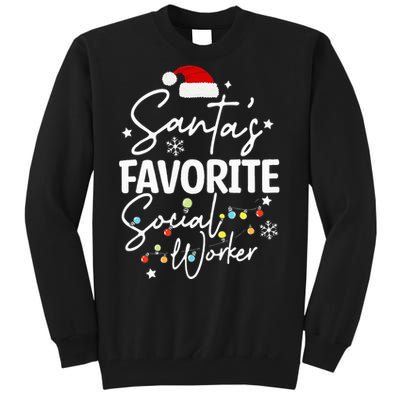 Social Worker Christmas Medical Social Worker Tall Sweatshirt