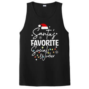 Social Worker Christmas Medical Social Worker PosiCharge Competitor Tank