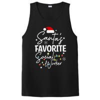 Social Worker Christmas Medical Social Worker PosiCharge Competitor Tank