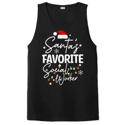 Social Worker Christmas Medical Social Worker PosiCharge Competitor Tank