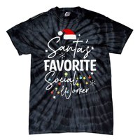 Social Worker Christmas Medical Social Worker Tie-Dye T-Shirt