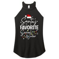 Social Worker Christmas Medical Social Worker Women's Perfect Tri Rocker Tank