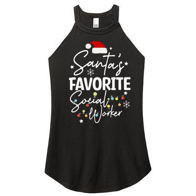 Social Worker Christmas Medical Social Worker Women's Perfect Tri Rocker Tank