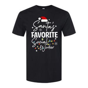 Social Worker Christmas Medical Social Worker Softstyle CVC T-Shirt