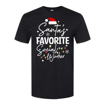 Social Worker Christmas Medical Social Worker Softstyle CVC T-Shirt