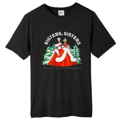 Sisters White Christmas Movie 1954 Xmas Snow Holiday Pajamas Tall Fusion ChromaSoft Performance T-Shirt