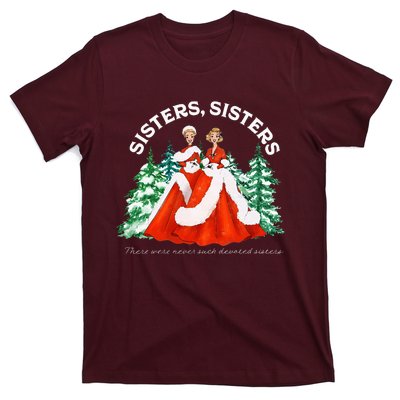 Sisters White Christmas Movie 1954 Xmas Snow Holiday Pajamas T-Shirt