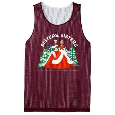 Sisters White Christmas Movie 1954 Xmas Snow Holiday Pajamas Mesh Reversible Basketball Jersey Tank