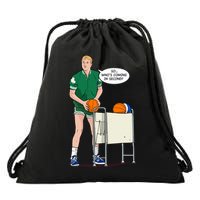 So, Who's Coming Second Drawstring Bag
