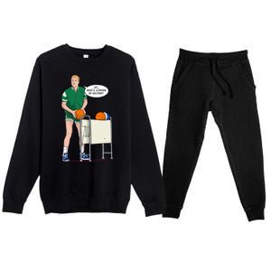 So, Who's Coming Second Larry Bird Premium Crewneck Sweatsuit Set