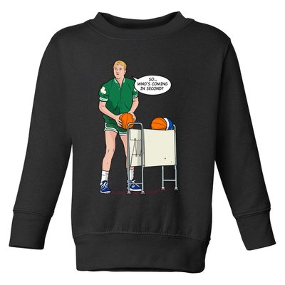 So, Who's Coming Second Toddler Sweatshirt