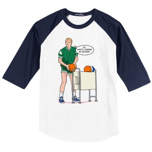 So, Who's Coming Second Larry Bird Baseball Sleeve Shirt