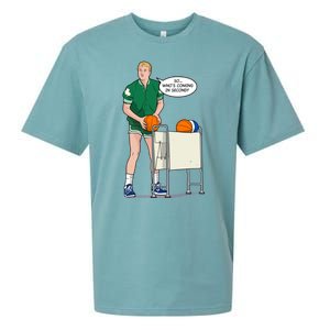 So, Who's Coming Second Larry Bird Sueded Cloud Jersey T-Shirt