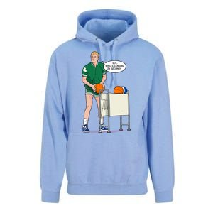 So, Who's Coming Second Larry Bird Unisex Surf Hoodie